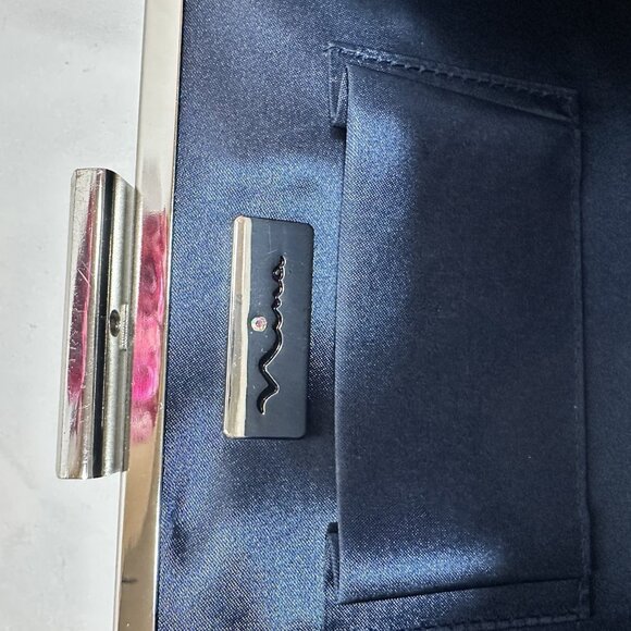 Nina Clutch Purse For Women Wedding Navy Blue Purses Evening Bags Dressy Bag - Picture 8 of 15